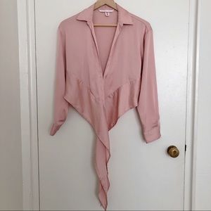 VS Silky Tie Blouse